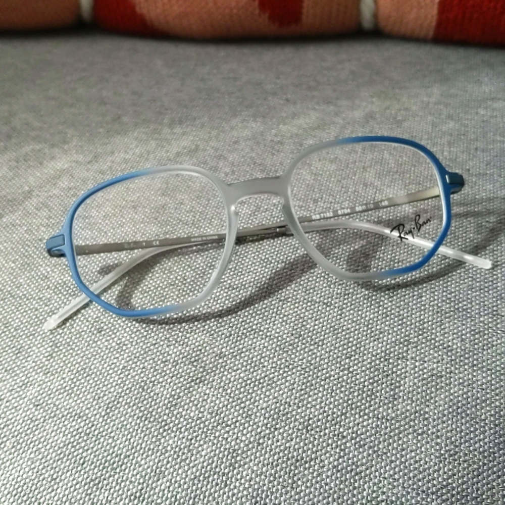 Authentic Ray-Ban Glasses in Blue/Gray Gradient, Never Worn